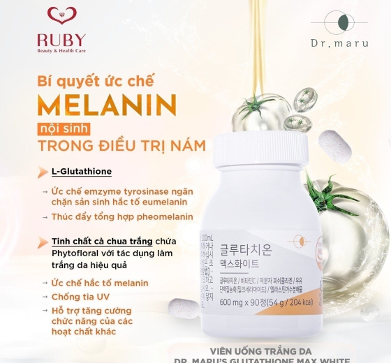 Thực phẩm ức chế melanin điều trị nám